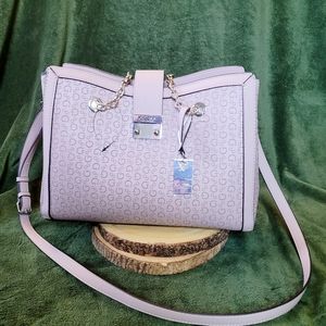 Guess Mauve Shoulder Handbag
